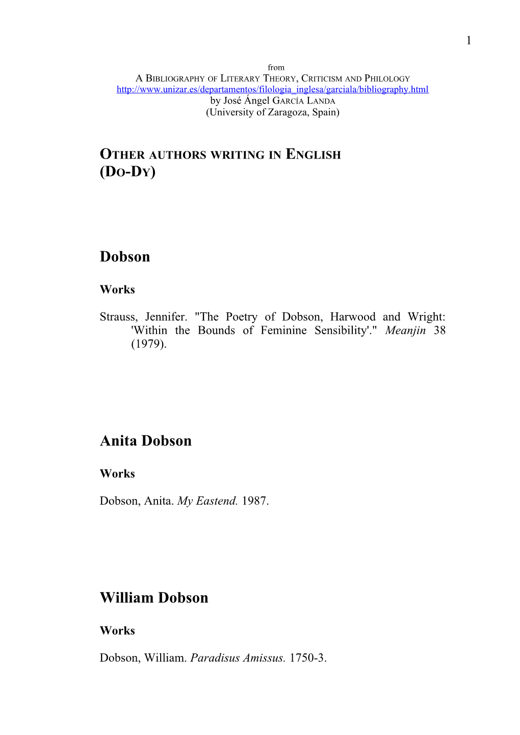 A Bibliography of Literary Theory, Criticism and Philology s122