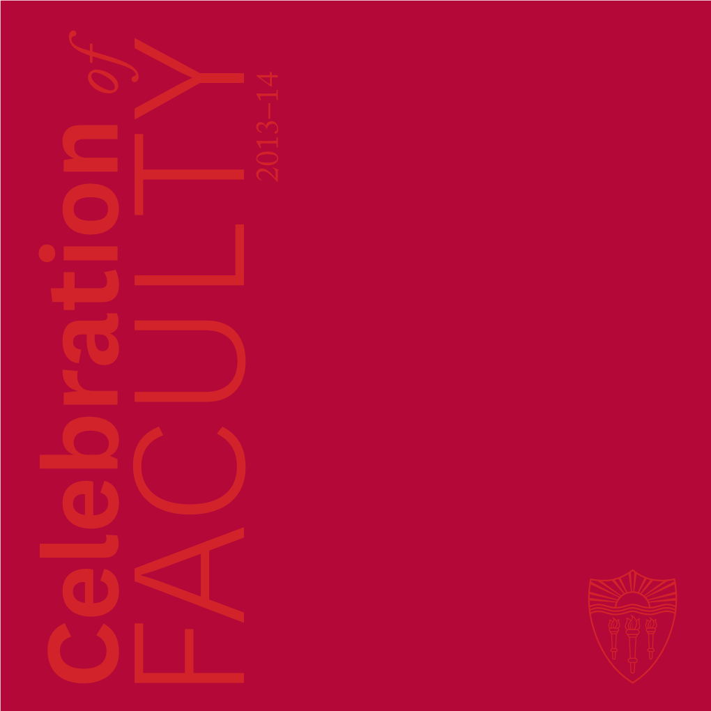 Celebration Facultyof 2013–14