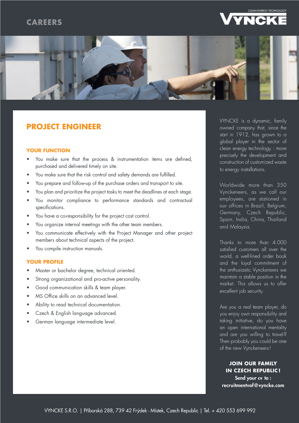 Project Engineer Careers