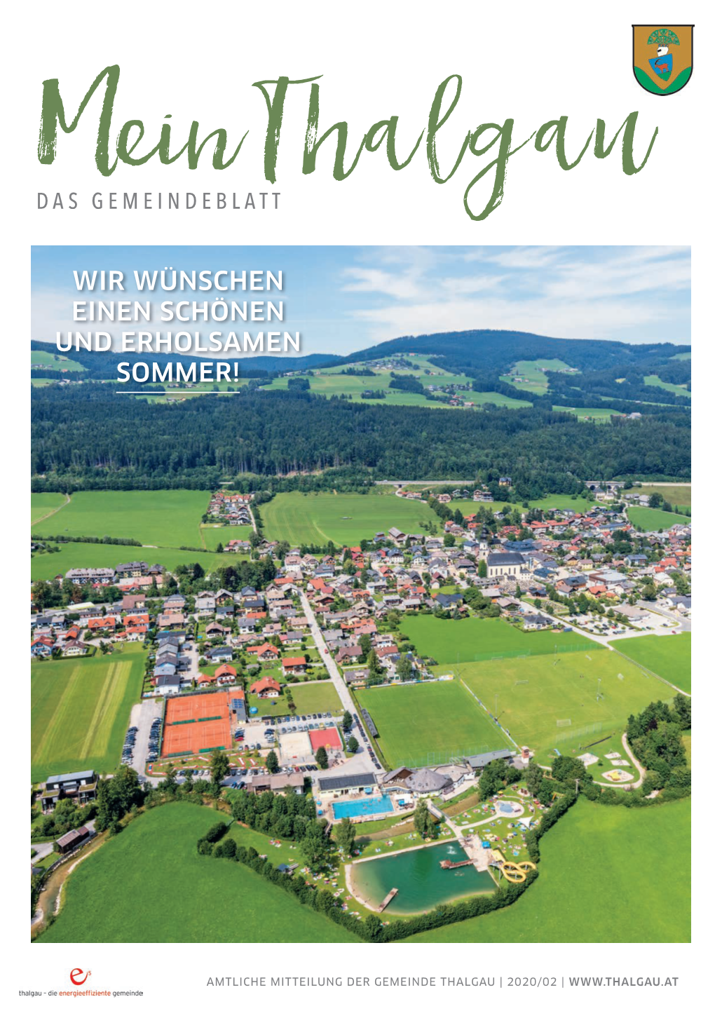 Bericht Thalgauer Gemeindezeitung, Ausgabe Juli 2020