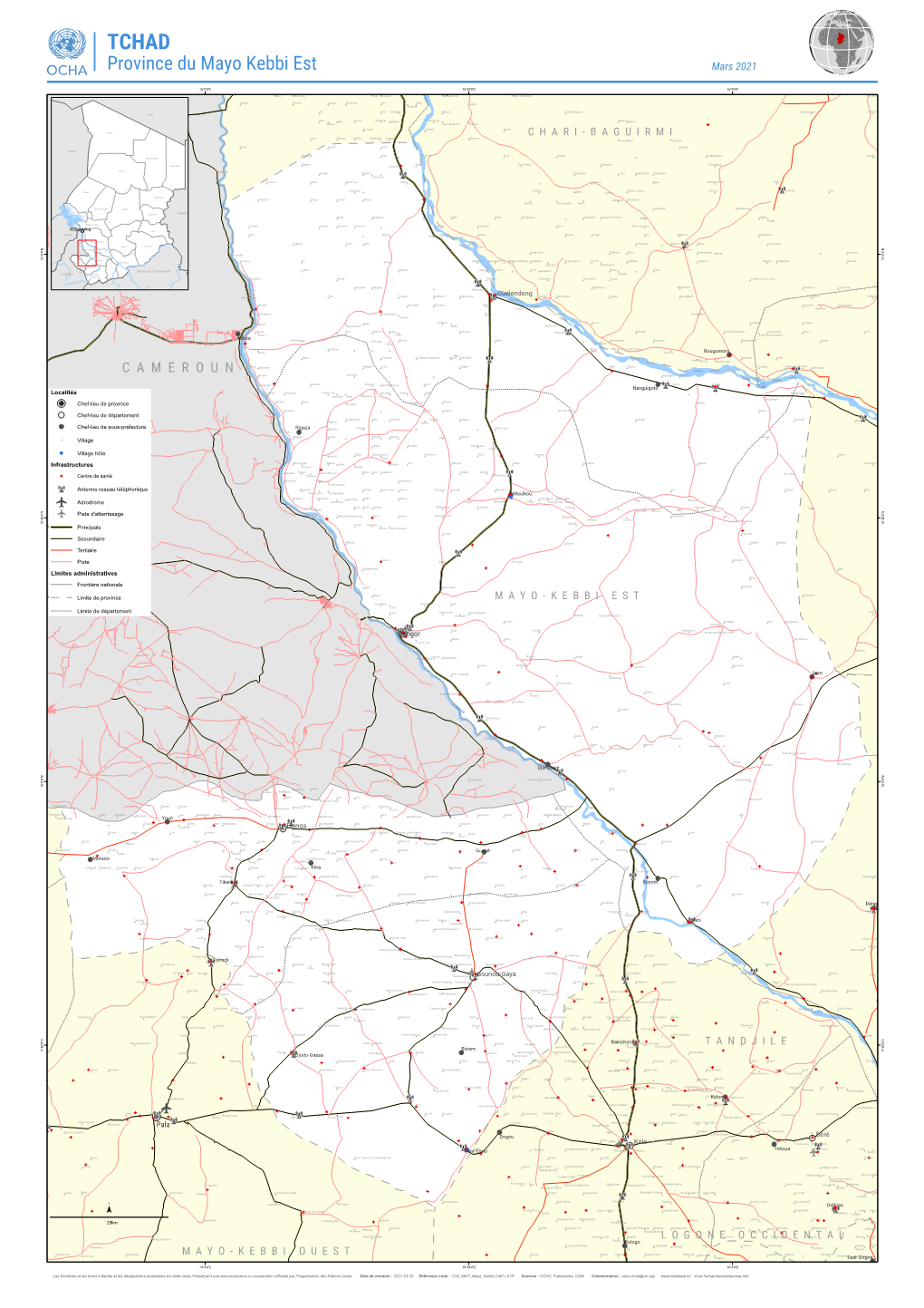 Province Du Mayo Kebbi Est Mars 2021