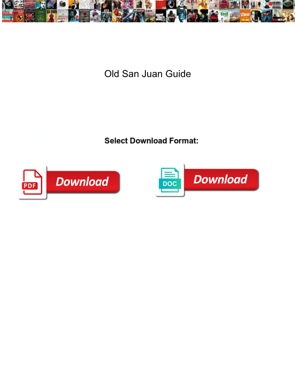 Old San Juan Guide