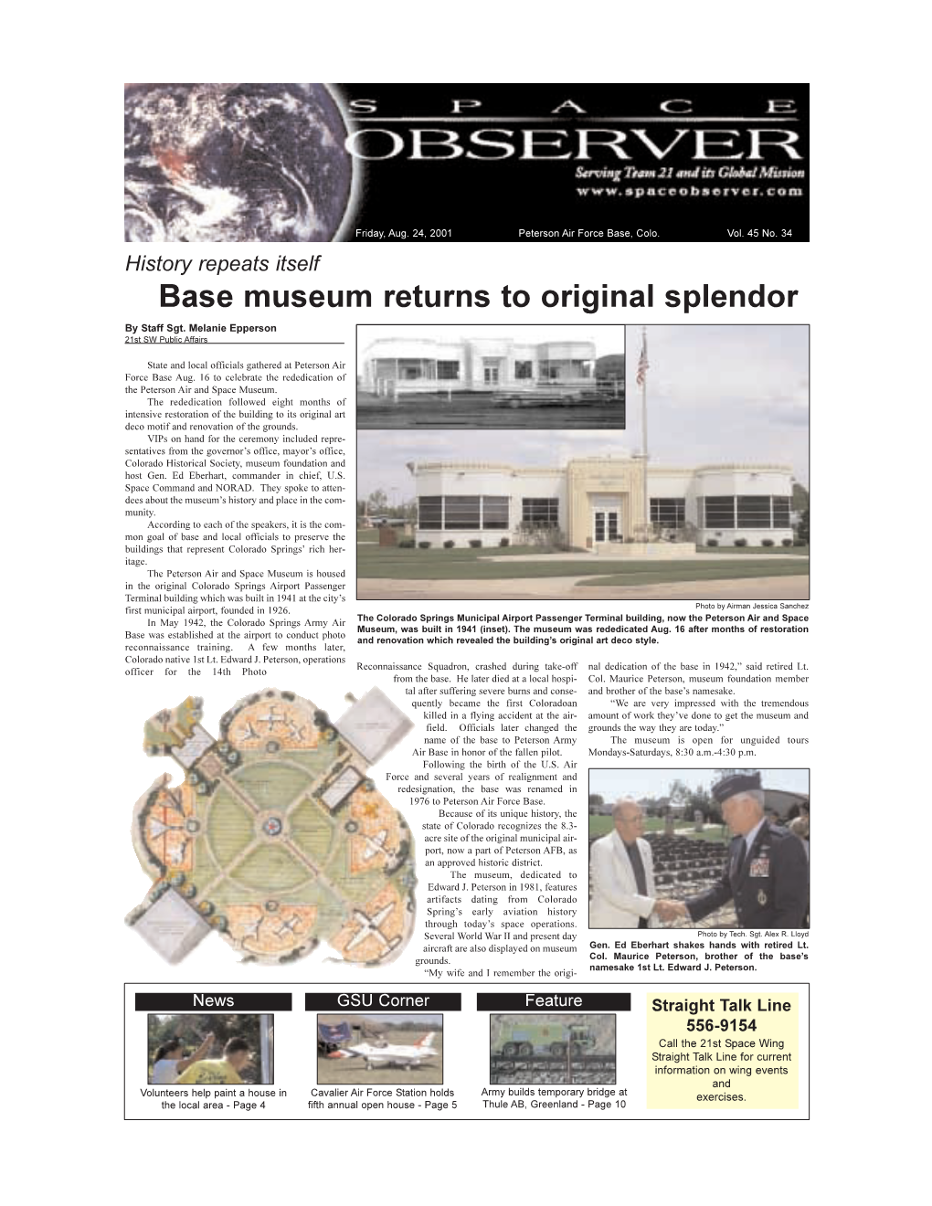 Base Museum Returns to Original Splendor