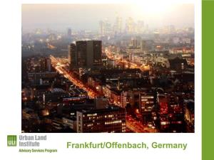 Frankfurt/Offenbach, Germany Thanks to the Following Partners