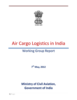 Air Cargo Logistics in India
