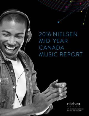 2016 Nielsen Mid-Year Canada Music Report