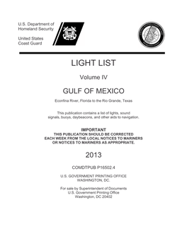 Light List 2013