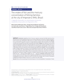 The Intake of Fish and the Mercury Concentration Of