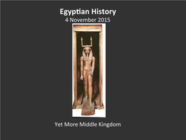 Egyp an History