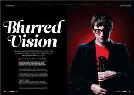 GRAHAM COXON's Latest Solo Album SEES HIM Exploring SOME UNEXPECTED Territory, AS DAVID GREEVES DISCOVERS