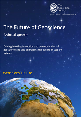 The Future of Geoscience a Virtual Summit