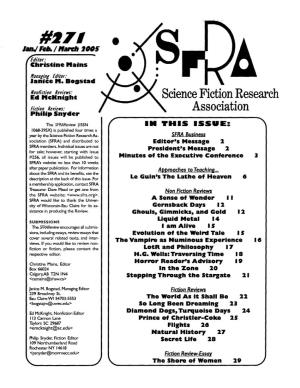 Science Fiction Research Association