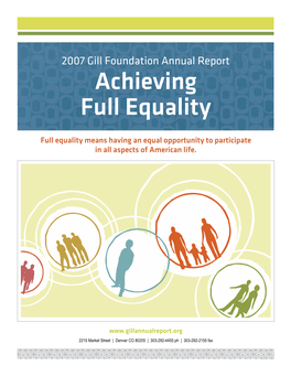 Achieving Full Equality