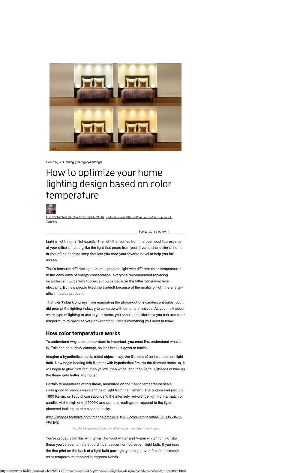 How to Optimize Your Home Lighting Design Based on Color Temperature