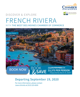 French Riviera with the West Des Moines Chamber of Commerce