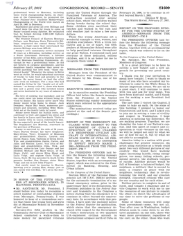 Congressional Record—Senate S1609