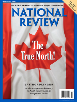 JAY NORDLINGER on the Best-Governed Country $4.99 in North America and Its 10 Exceptional Leader