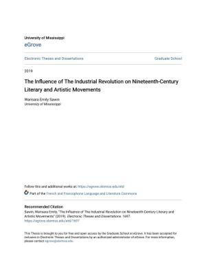The Influence of the Industrial Revolution on Nineteenth-Century Literary and Artistic Movements