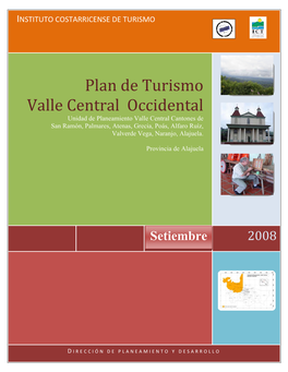 Pdf Plan De Turismo Valle Central