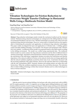 Vibration Technologies for Friction Reduction to Overcome Weight Transfer Challenge in Horizontal Wells Using a Multiscale Friction Model
