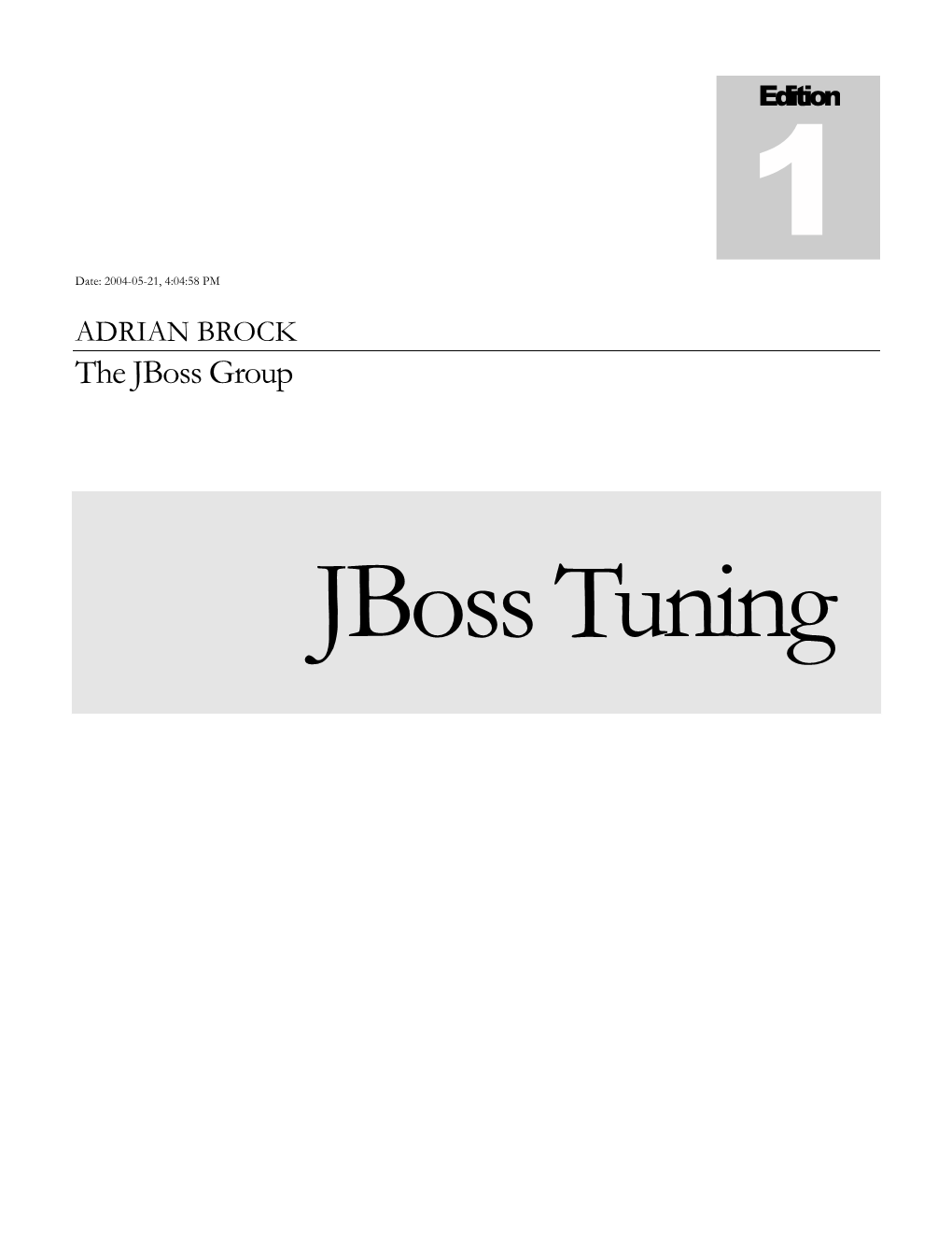 Jboss Administration and Development