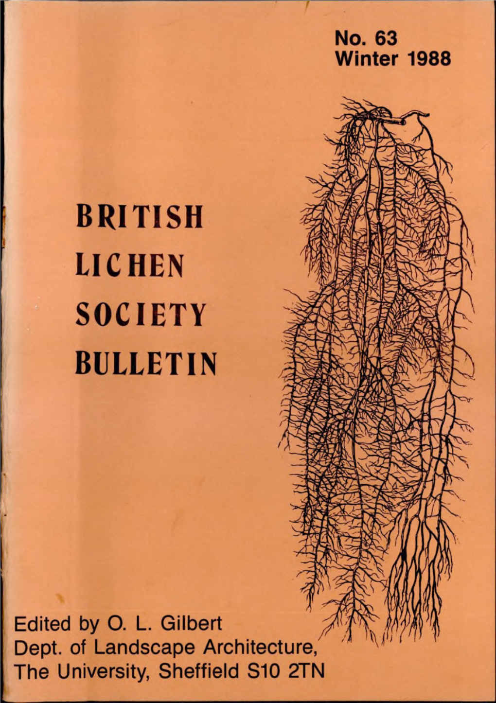 British Lichen Society Bulletin