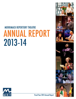 Merrimack Repertory Theatre Annual Report 2013-14