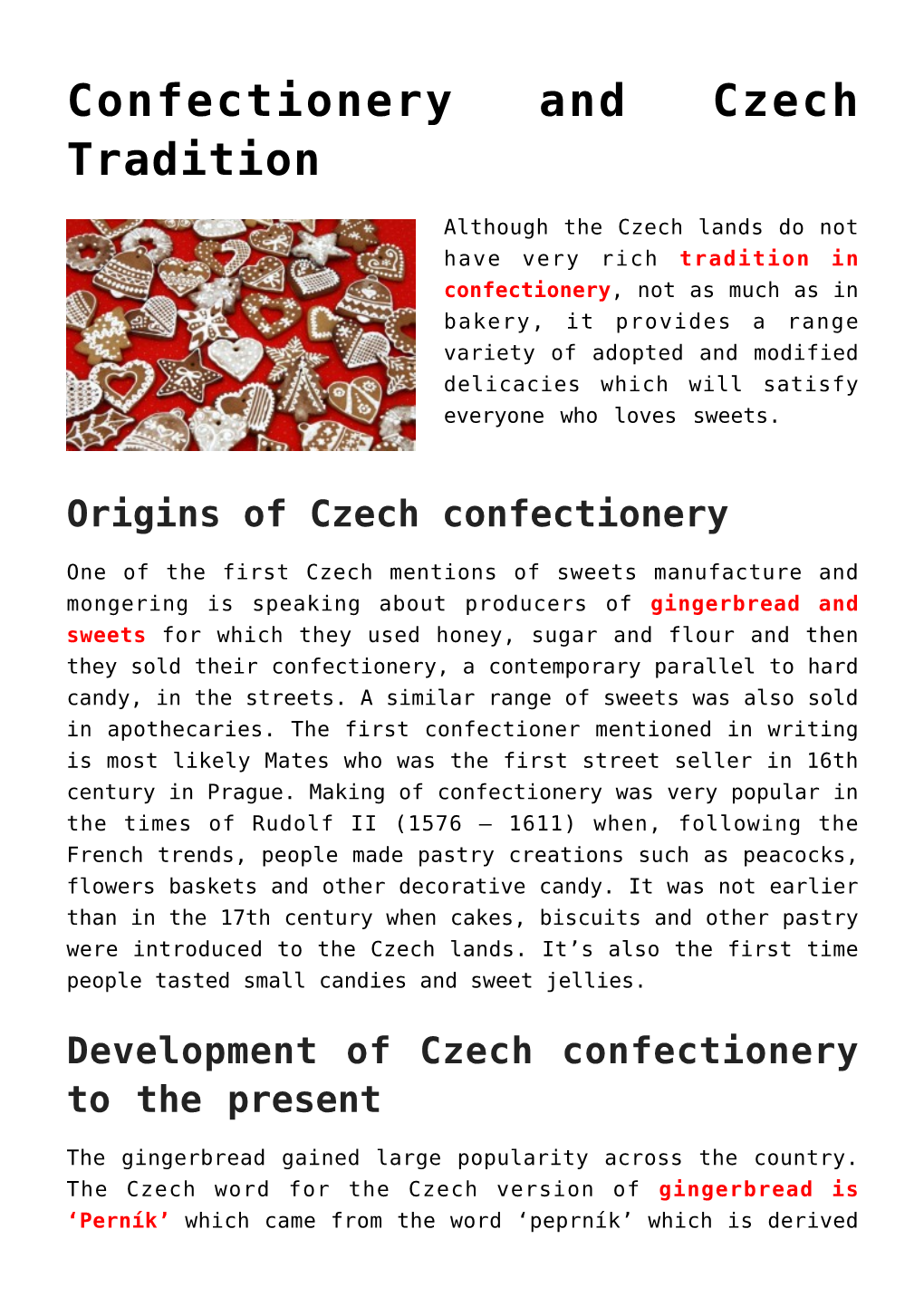 Confectionery and Czech Tradition,Buchteln