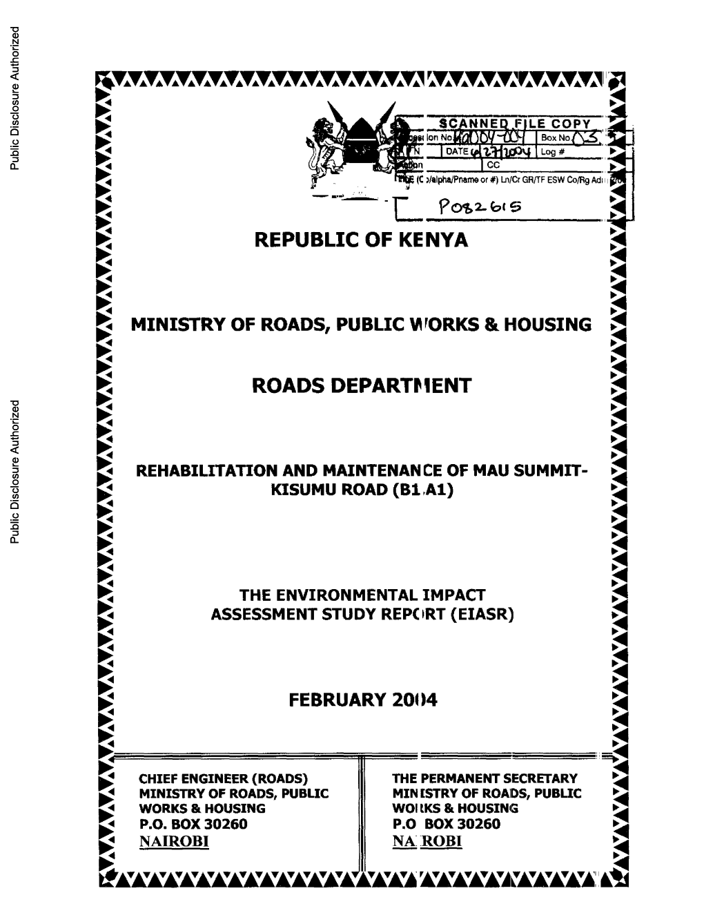 Republic of Kenya $