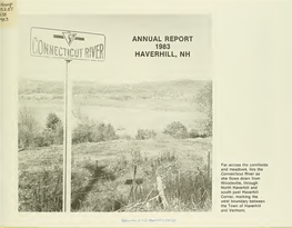 Annual Report, 1983. Haverhill N.H
