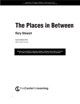 The Places in Between' | Product Code: CFL104 the Entire Product Is Available for Purchase At