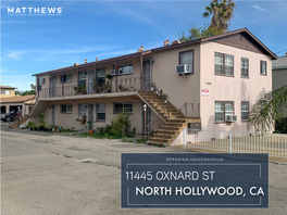 11445 Oxnard St, North Hollywood, CA 91606 (“Property”)