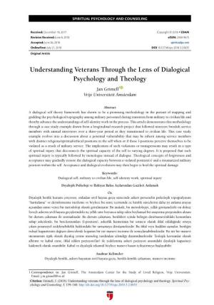 Understanding Veterans Through the Lens of Dialogical Psychology and Theology