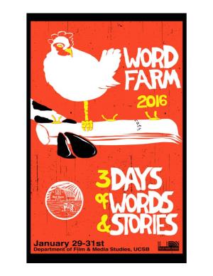 Download the Word Farm 2016 Program