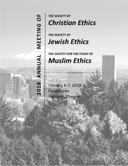 The Society of Christian Ethics