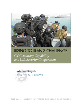 Rising to Iran's Challenge