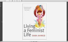 1 E Sara AHMED Living a Feminist Life Saraahmen Living a Feminist Life