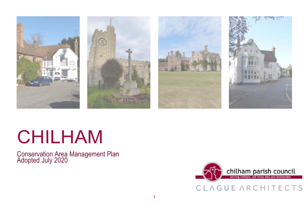 CHILHAM Conservation Area Management Plan Adopted July 2020