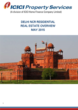 Delhi Ncr Residential Real Estate Overview May 2015