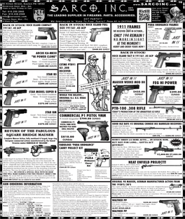 JUST in !! Fixed Sights, Single Action CETME PTR91 Beavertail Grip Safety