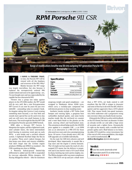 RPM Porsche 911 CSR
