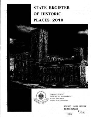 State Register of Historic Places 2010