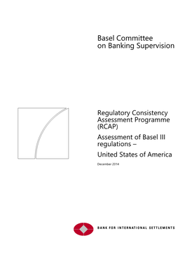 (RCAP) Assessment of Basel III Regulations –