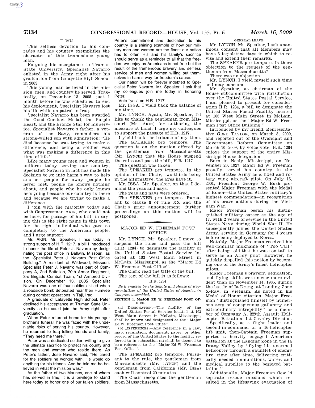 CONGRESSIONAL RECORD—HOUSE, Vol. 155, Pt. 6 March 16