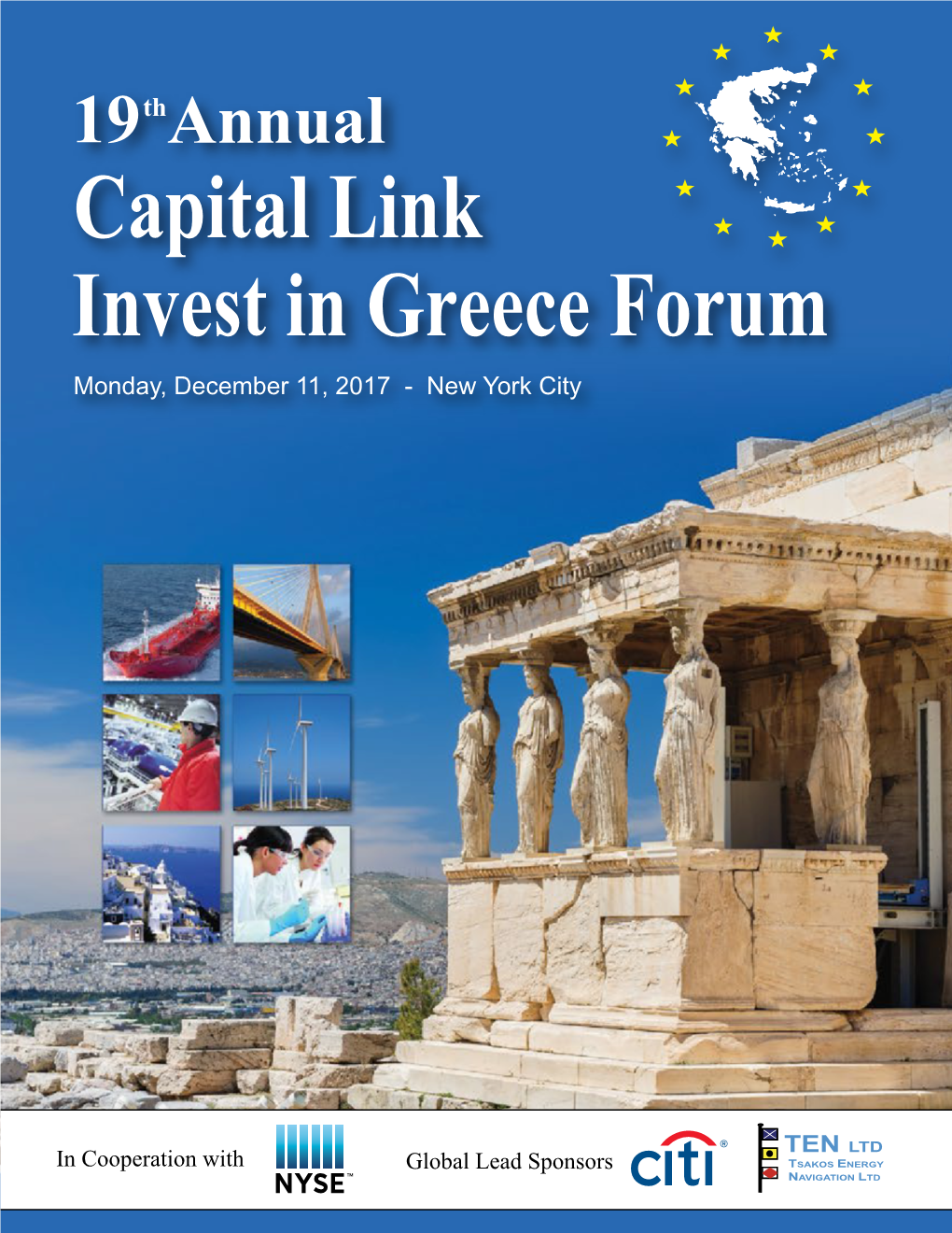 Capital Link Invest in Greece Forum Monday, December 11, 2017 - New York City