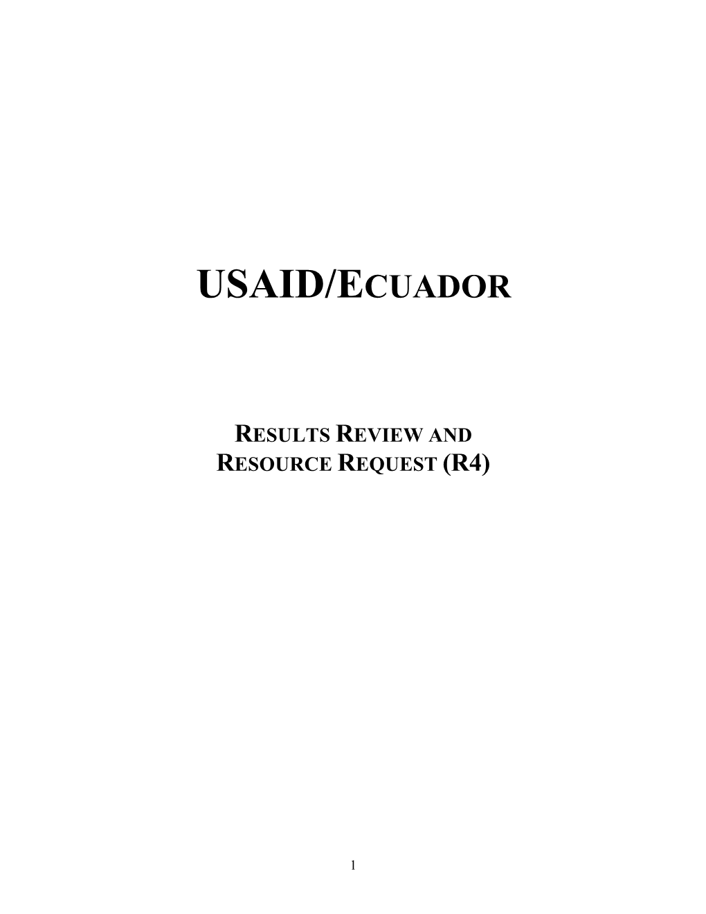 Usaid/Ecuador