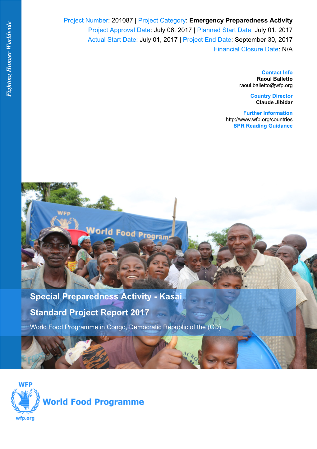 Kasai Standard Project Report 2017