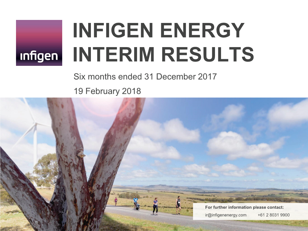 FY18 Interim Results Presentation