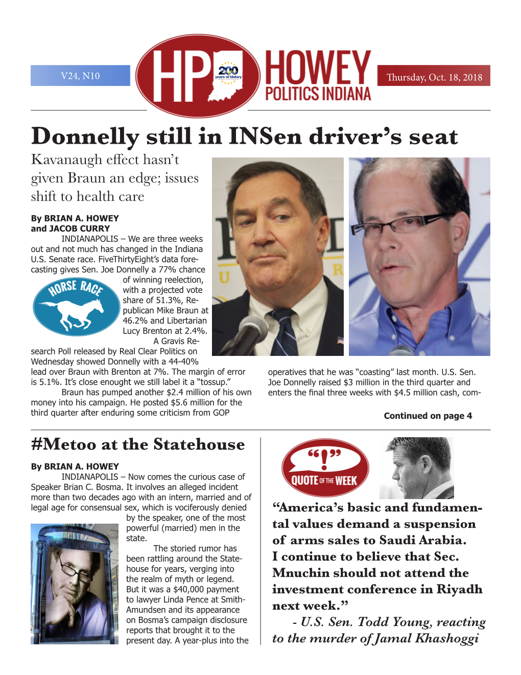 Donnelly Still in Insen Driver's Seat