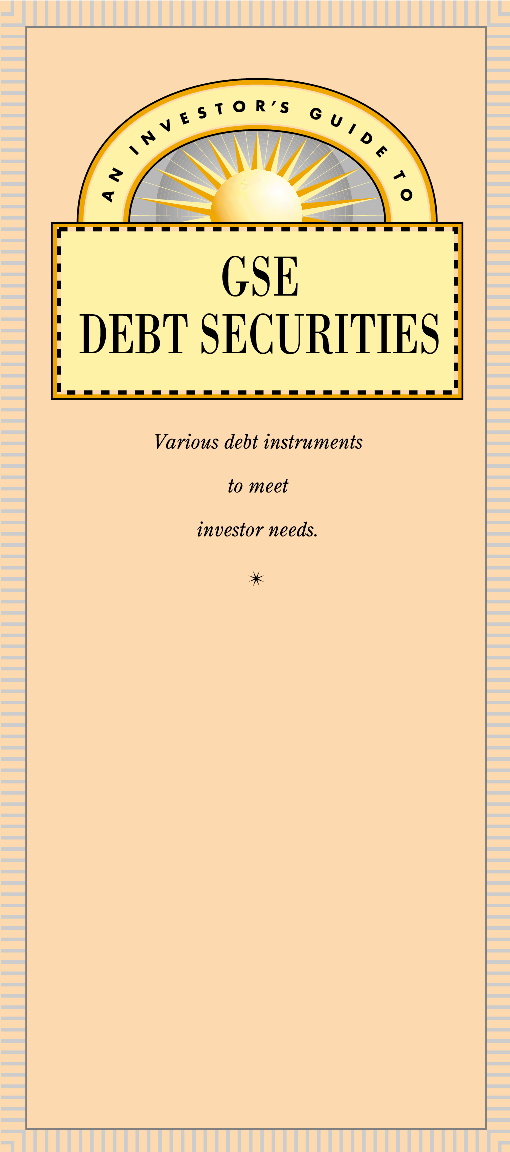 Investor Guide to GSE Debt Securities